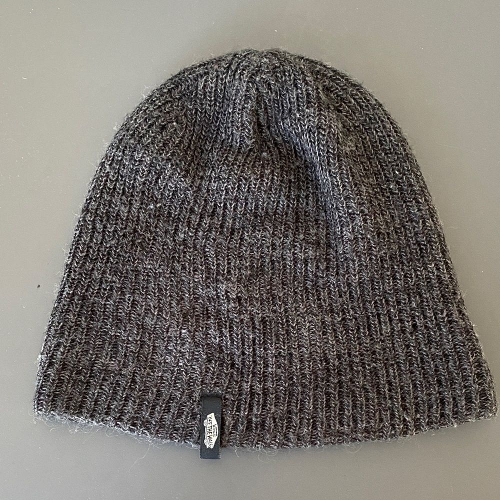 Vans Dark Grey Knit Beanie OS Skater Streetwear Casual Lightweight